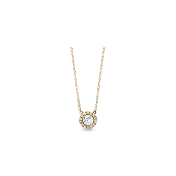 14k Yellow Gold Diamond Necklace 1/3 ct. tw.