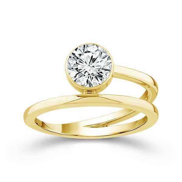 Skyset 14k Yellow Gold Lab-Grown Diamond Fashion Ring 3/4 ct. tw.