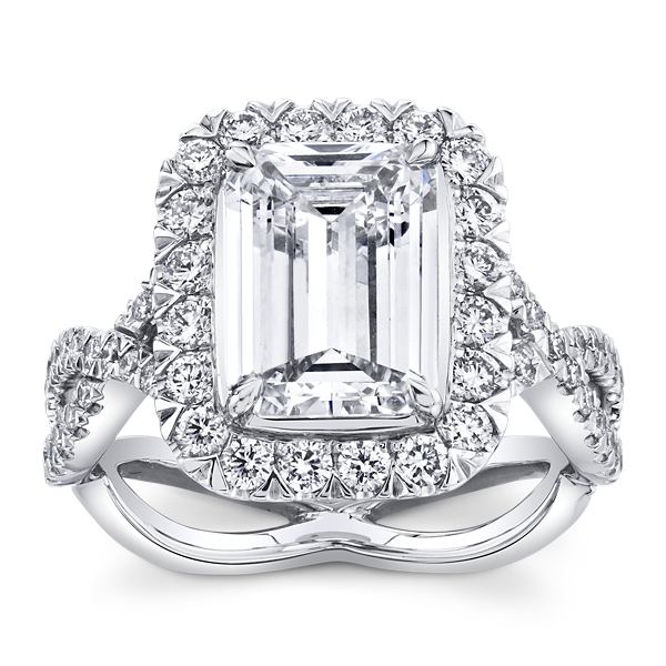 Christopher Designs Lab-Grown 14k White Gold Diamond Engagement Ring 2 3/4 ct. tw.