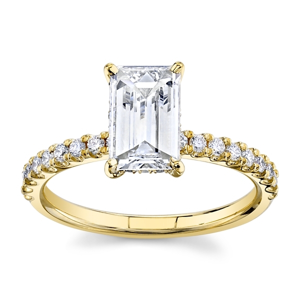 Christopher Designs Lab-Grown 14k Yellow Gold Diamond Engagement Ring 1 1/3 ct. tw.