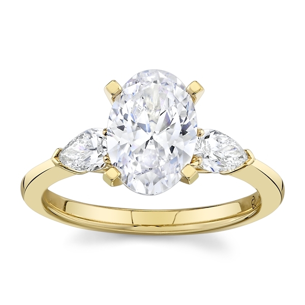 14k Yellow Gold Diamond Engagement Ring Setting 1/2 ct. tw.