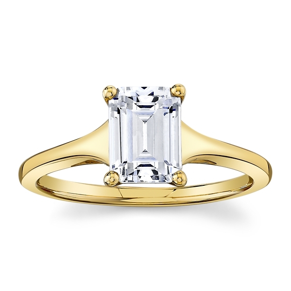 14k Yellow Gold Engagement Ring Setting