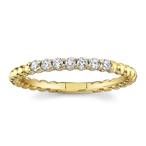 18k Yellow Gold Diamond Fashion Ring 1/8 ct. tw.