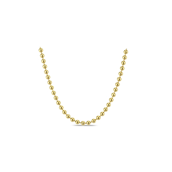 14k Yellow Gold 18" Bead Chain Necklace
