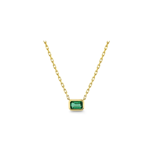 Mark Henry 18k Yellow Gold Emerald Necklace